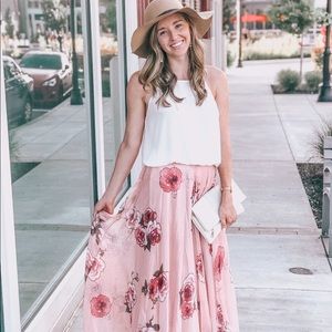 Floral Maxi Skirt